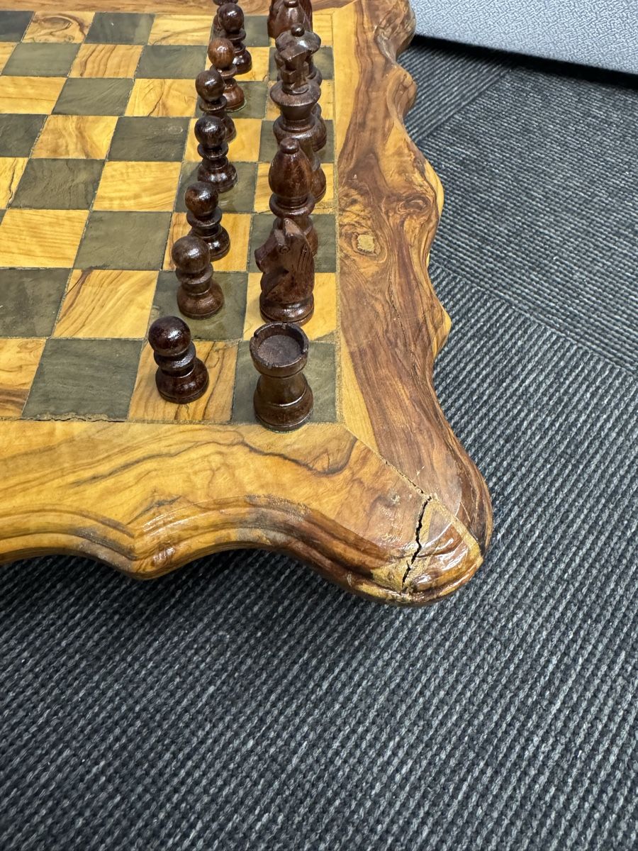 Giochi: Edles Schachbrett aus Holz mit Schublade – Usato da Bern venduto da samryan 5