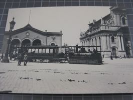 AK Bern Bubenbergplatz mit Dampftram