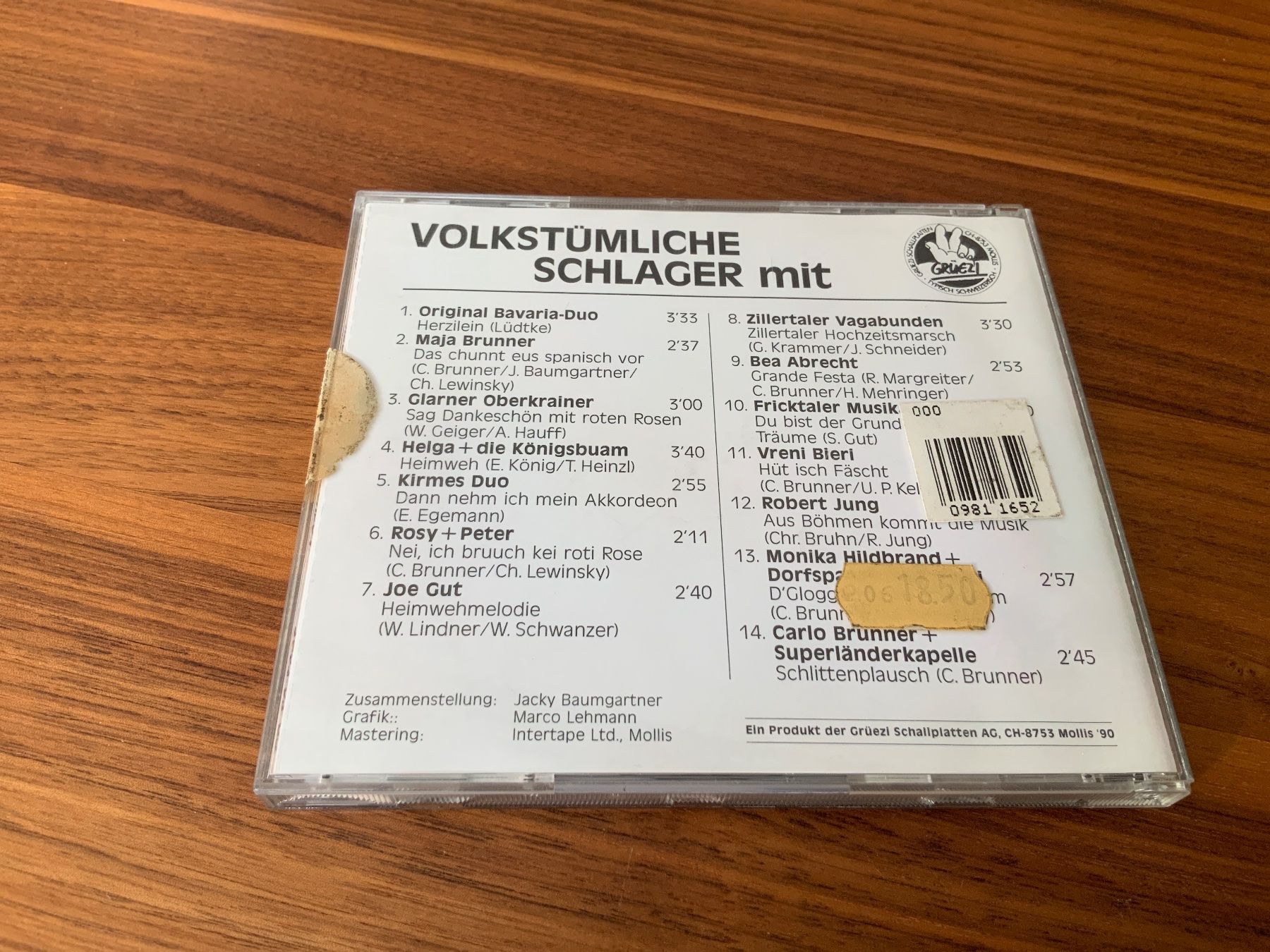 CD: Volkstümliche Schlager mit... – Usato da Häusernmoos venduto da BarBer_1 1