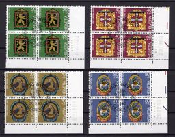 R1718  /  Pro patria 1983 en blocs de 4