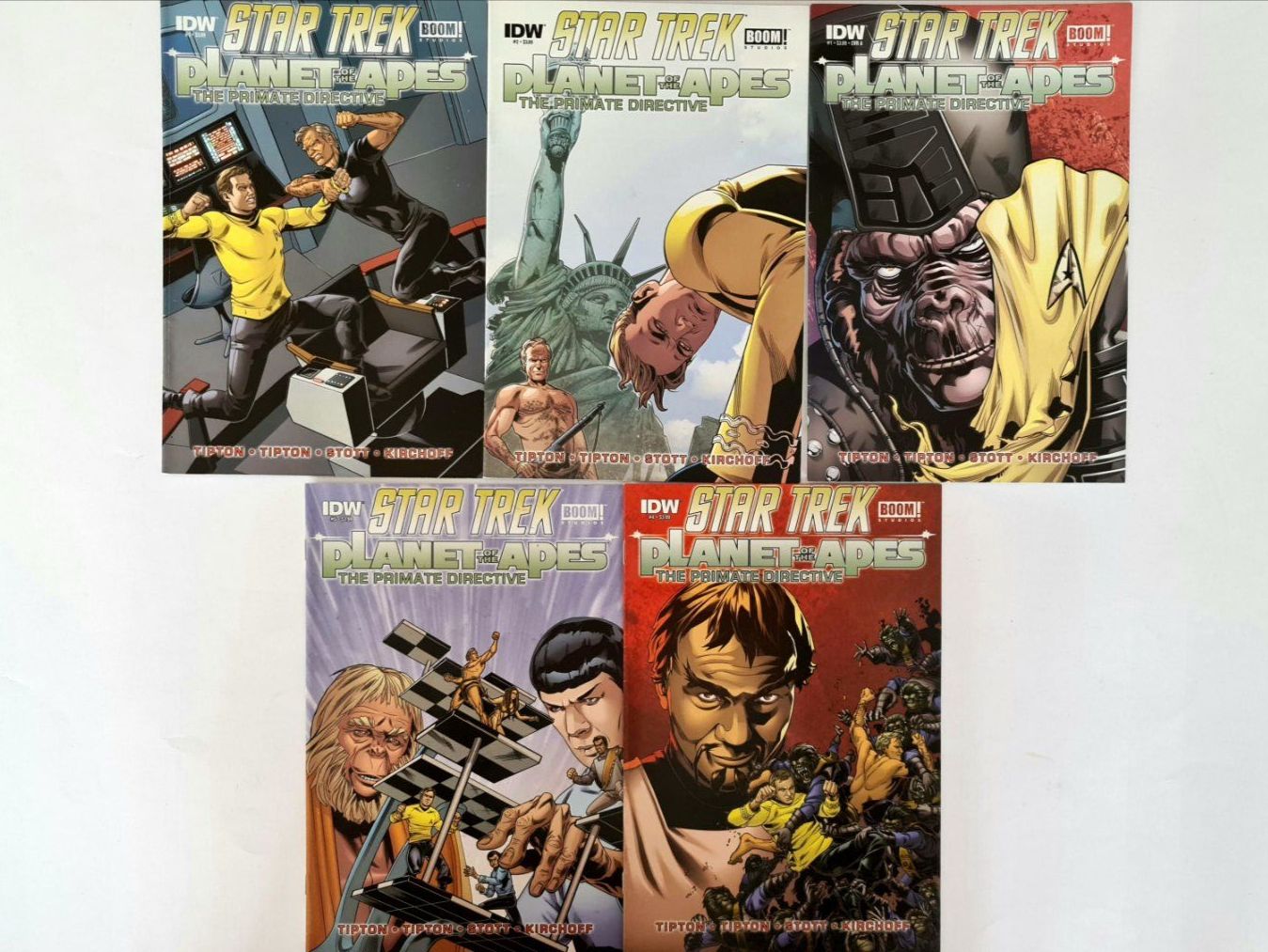 Fumetti: Star Trek/Planet der Affen Comic Hefte 1-5. – Usato da Aesch BL venduto da pri_fp8t