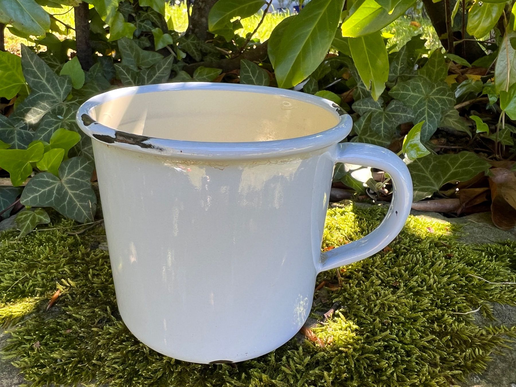 Tassen: Vintage Tasse - Emaille - Shabby – Gebraucht aus Walzenhausen von Cerna007 1