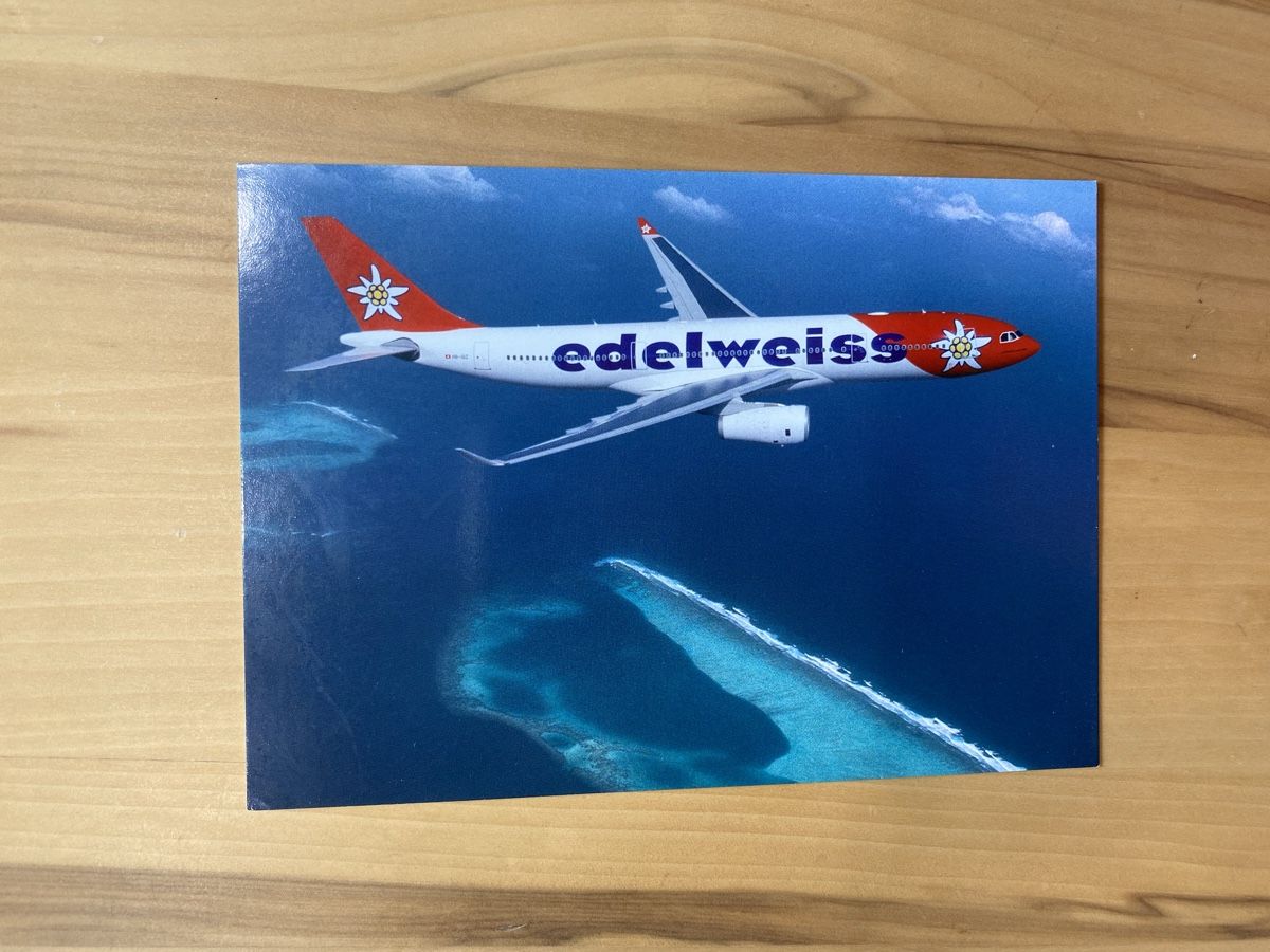 Ansichtskarten: AK - A330-243 EDELWEISS – Gebraucht aus Dübendorf von Stoe26