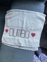 Dumbo Handtuch Selbst bestickt