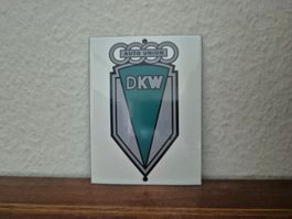 Emailschild DKW Motorrad Werkstatt Service Emaille Schild