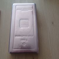 5 kg Feinkupfer Barren Schloss Güldengossa