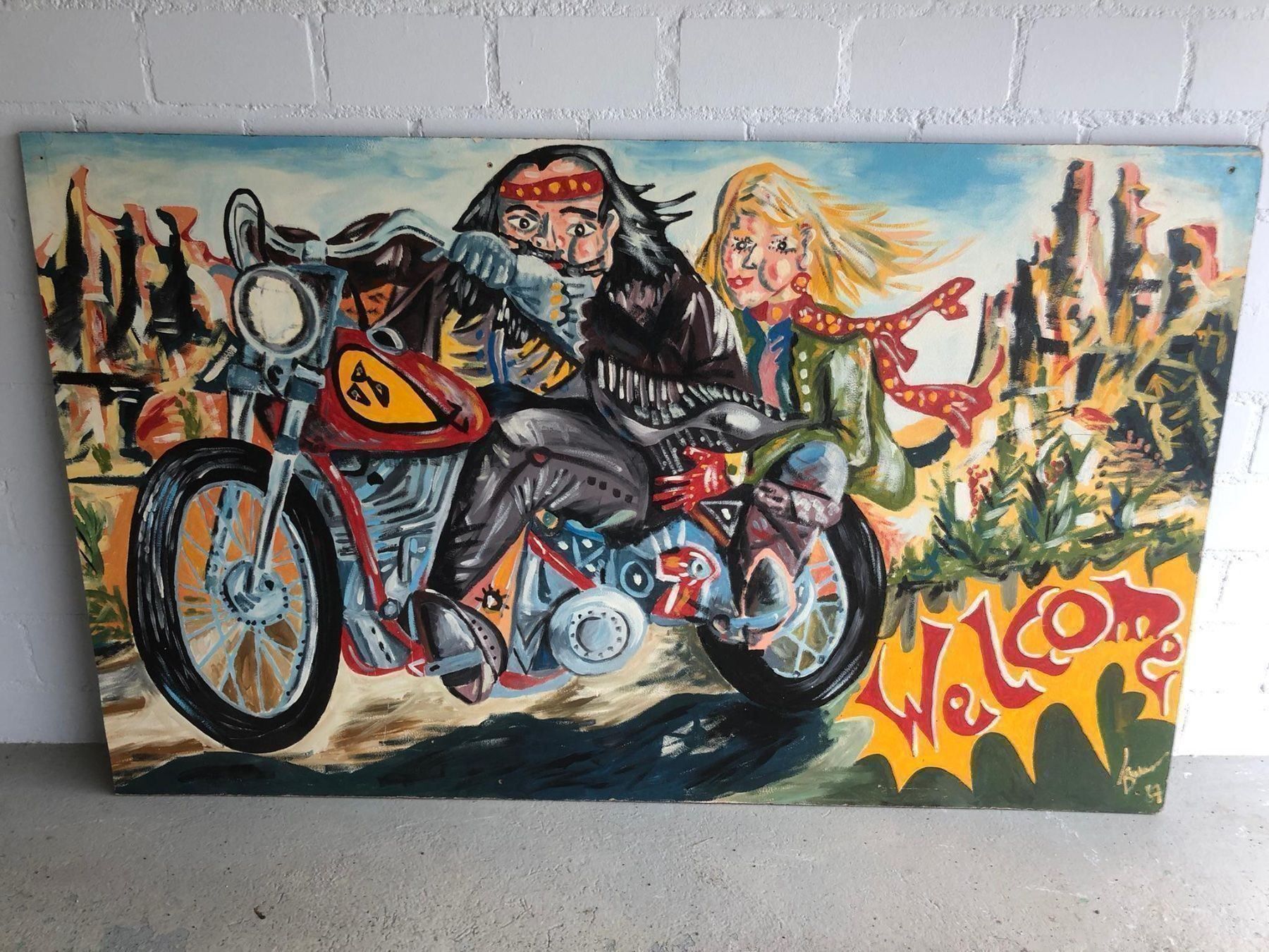 Dipinti: Appenzeller-Kunst Werkstatt oder Garage Original Ludy Bauer – Usato da Weissbad venduto da 7733110 1
