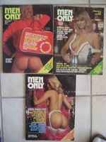 3 sehr alte Herren-Magazine "men only"