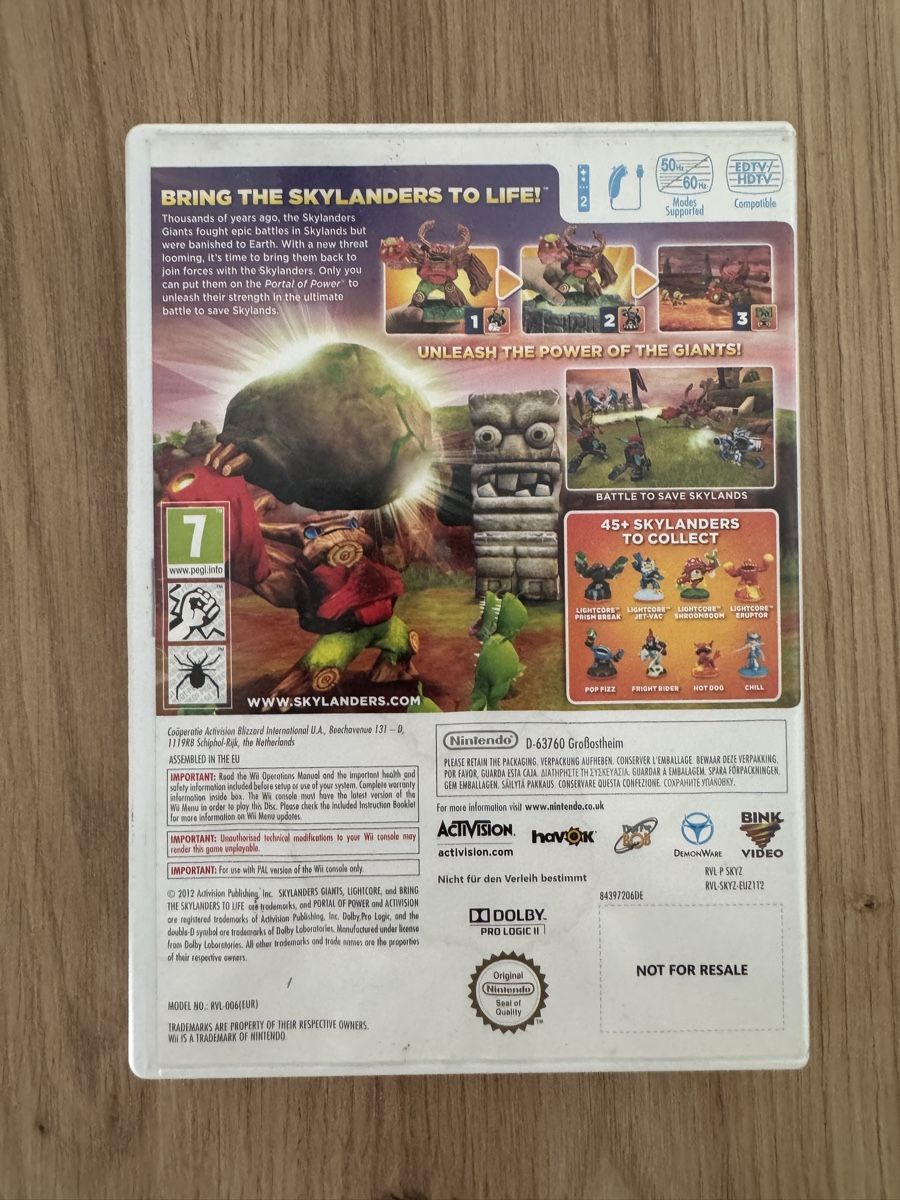 Nintendo Giochi: Skylanders Giants Wii Game gebraucht – Usato da Biberist venduto da etesummer 1