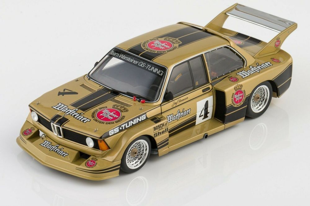 MINICHAMPS 1:18 BMW 320i WARSTEINER #4 DRM 1977 GOLD RARE | Kaufen ...