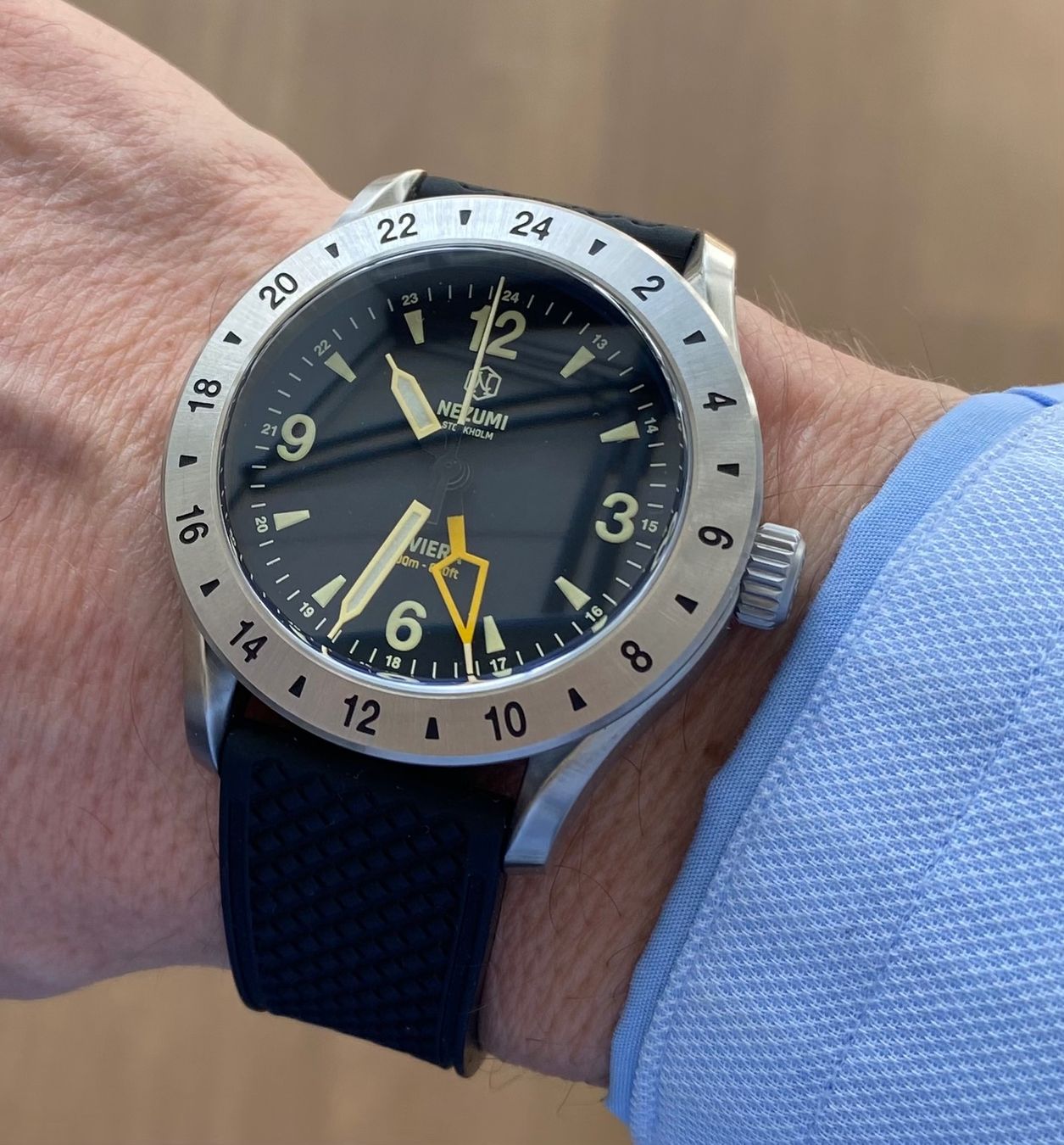Orologi: NEU! Aviera Automatic GMT by Nezumi Stockholm – Nuovo e nell'imballaggio originale da Bern venduto da RealYoda 3