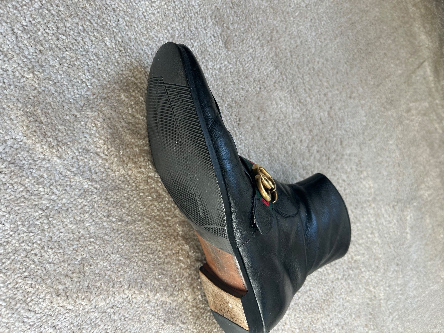 Scarpe da uomo: Gucci Stiefeletten, Grösse 43, schwarz – Usato da Stansstad venduto da Penne0 2
