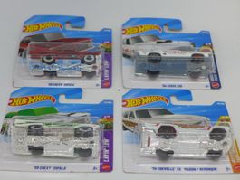 Hot Wheels 59 Chevy Impala, 70 Chevelle SS Wagon, neu