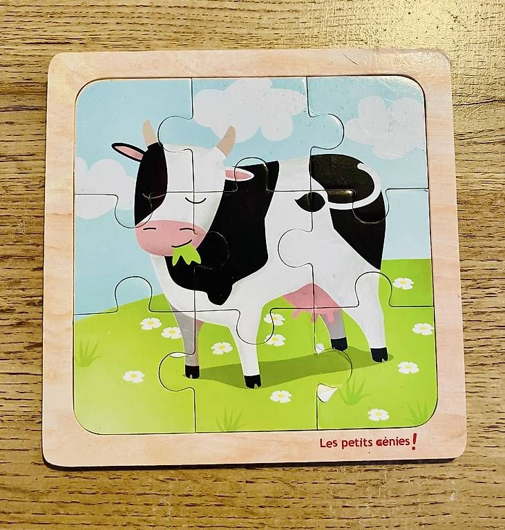 Puzzles: Puzzle vache 2-3ans – D'occasion à Martigny par avf_w8zf