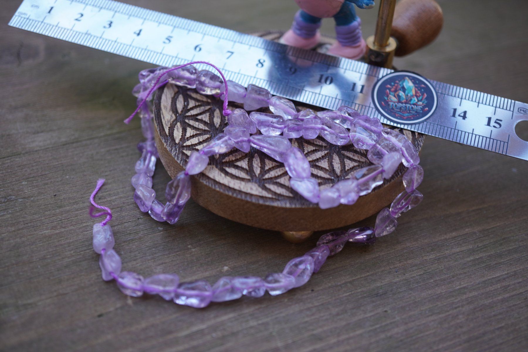 Catenine: Amethyst     Strang   5mmx8mm  ca. 38cm (Räumung!) – Nuovo e nell'imballaggio originale da Eschenbach SG venduto da topstone 2