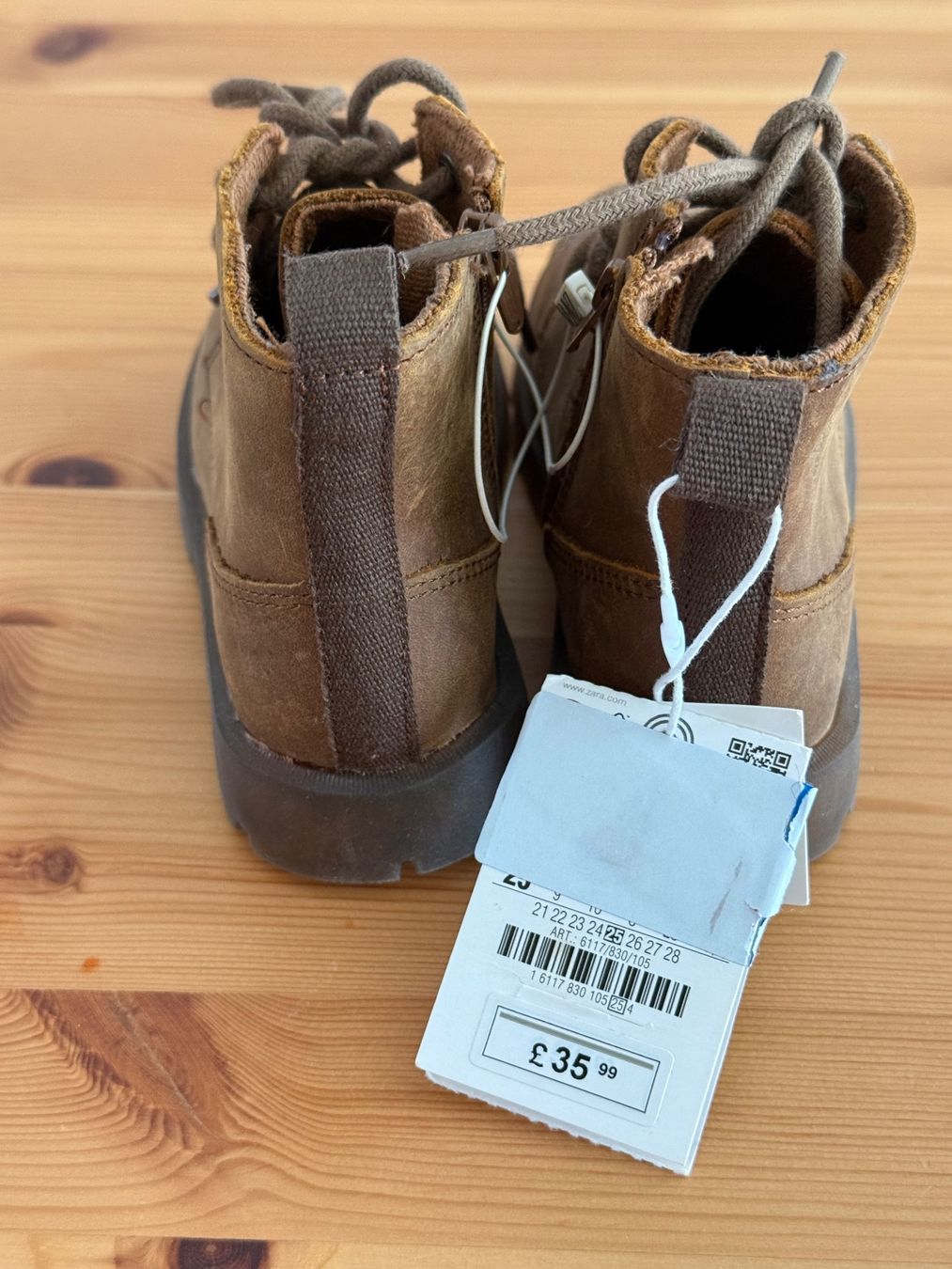 Zara Scarpe per ragazzi: ZARA Lederboots/Schuhe Gr 25 – Nuovo e nell'imballaggio originale da Richterswil venduto da Eunoia85 3