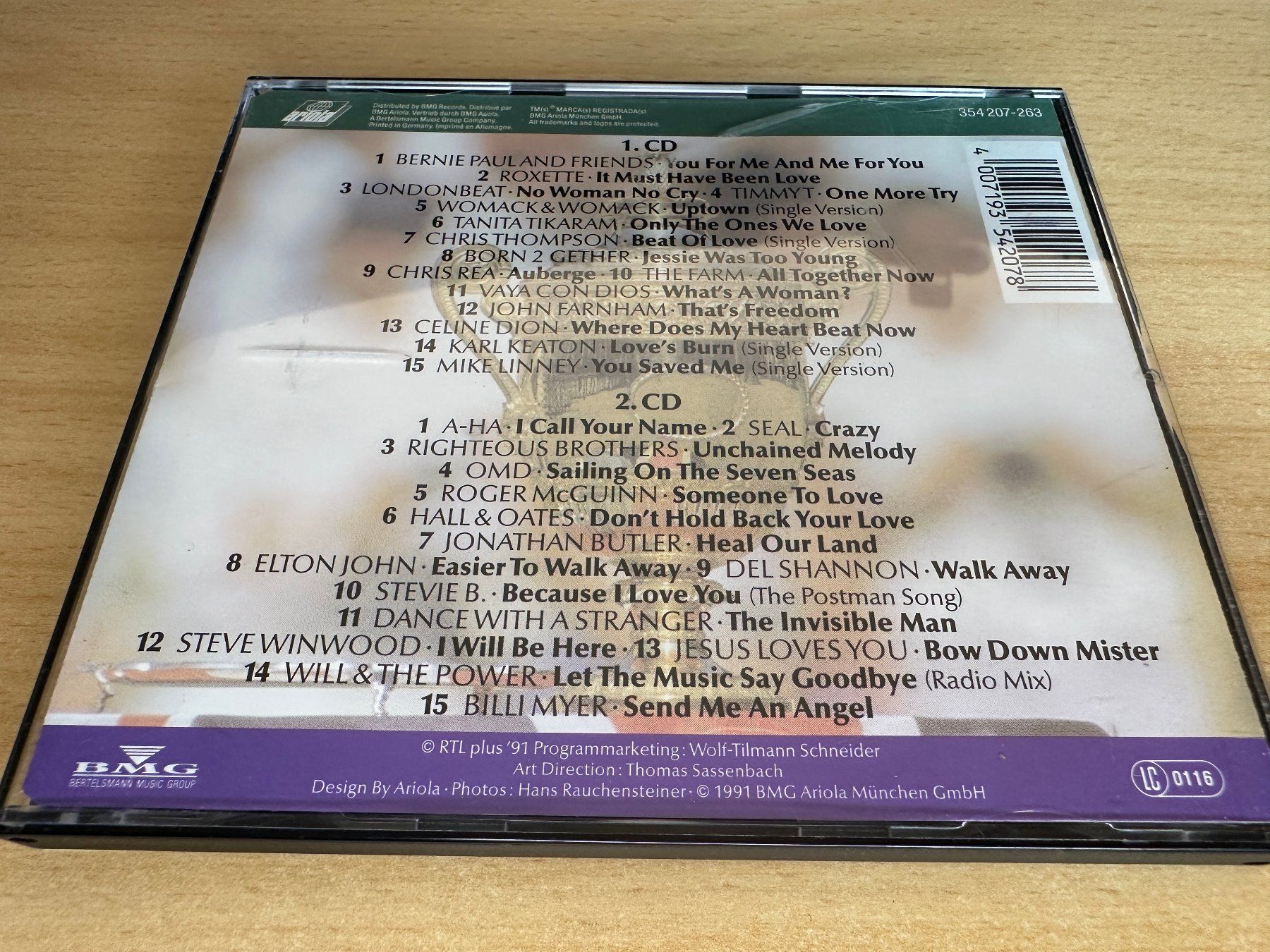 CD: Various – Wimbledon Hits '91 - 2 CD – Usato da Rikon im Tösstal venduto da Alpenmutz 1