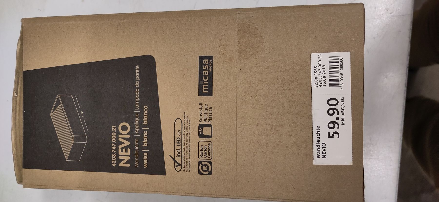 Lampade: Wandlampe LED Nevio 2 stk – Nuovo (secondo la descrizione) da Liebefeld venduto da robi15blue 6