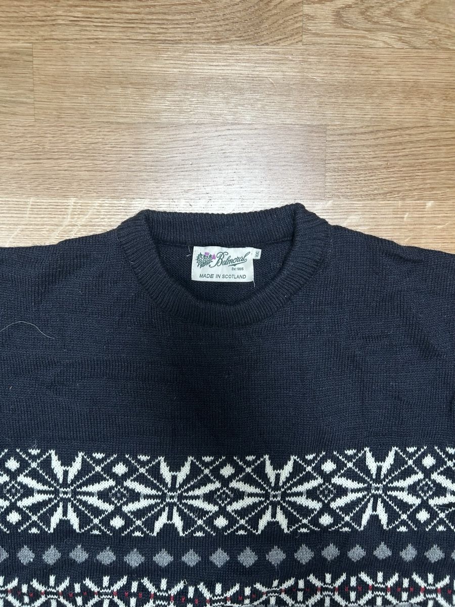 Pullover & Sweatshirts: Pullover Balmoral Muster gestreift Grösse XXL – Gebraucht aus Luzern von ThrowbackVintage 1