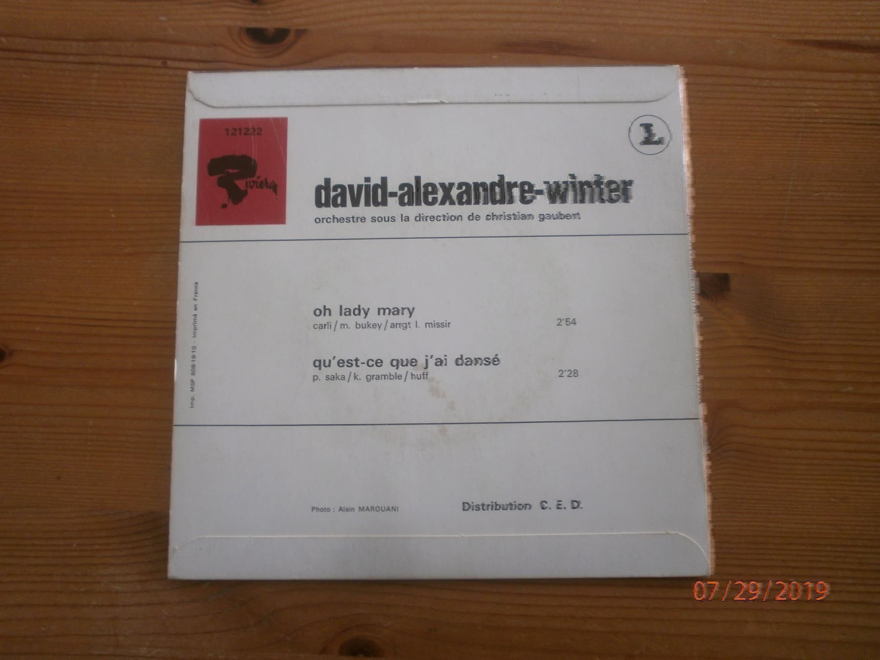 Dischi in vinile: David Alexandre Winter Oh Lady Mary 1969 – Usato da Sempach venduto da Allmusic 1