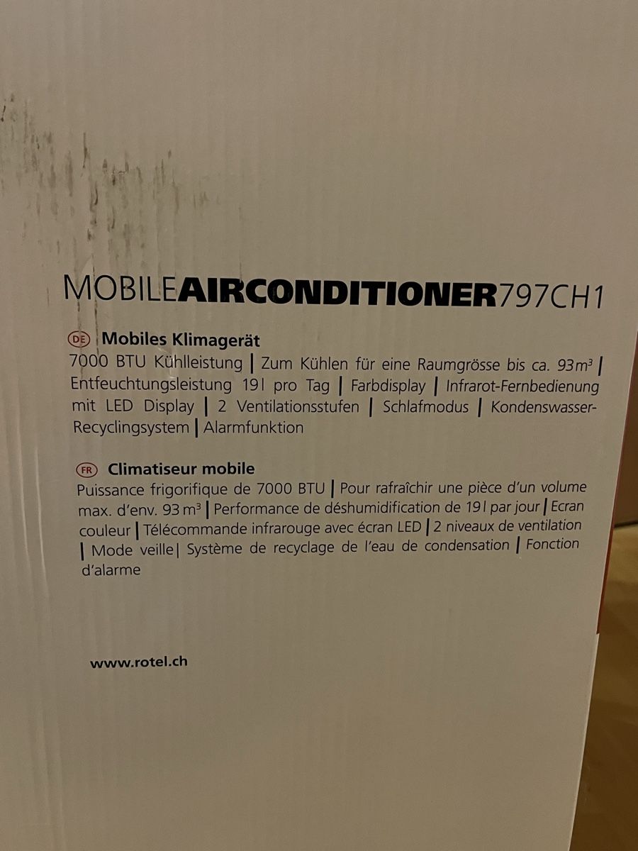 Rotel Condizionatori: Rotel Mobile  797CH1 gebraucht – Usato da oberwil b. büren venduto da isidor05 1