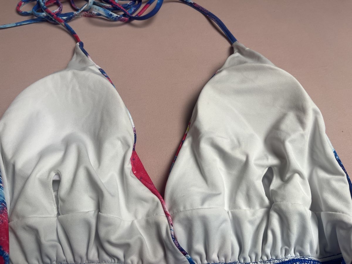 Costumi da bagno & Bikini: Badeanzug, Neckholder, Gr. S, bunt, wie neu – Nuovo (secondo la descrizione) da Kaisten venduto da saleforfun 4