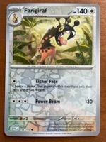 Pokemon Farigiraf Reverse (Versand gratis)