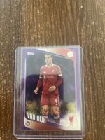 Figurina Topps Virgil van Dijk Liverpool numerata 046/250