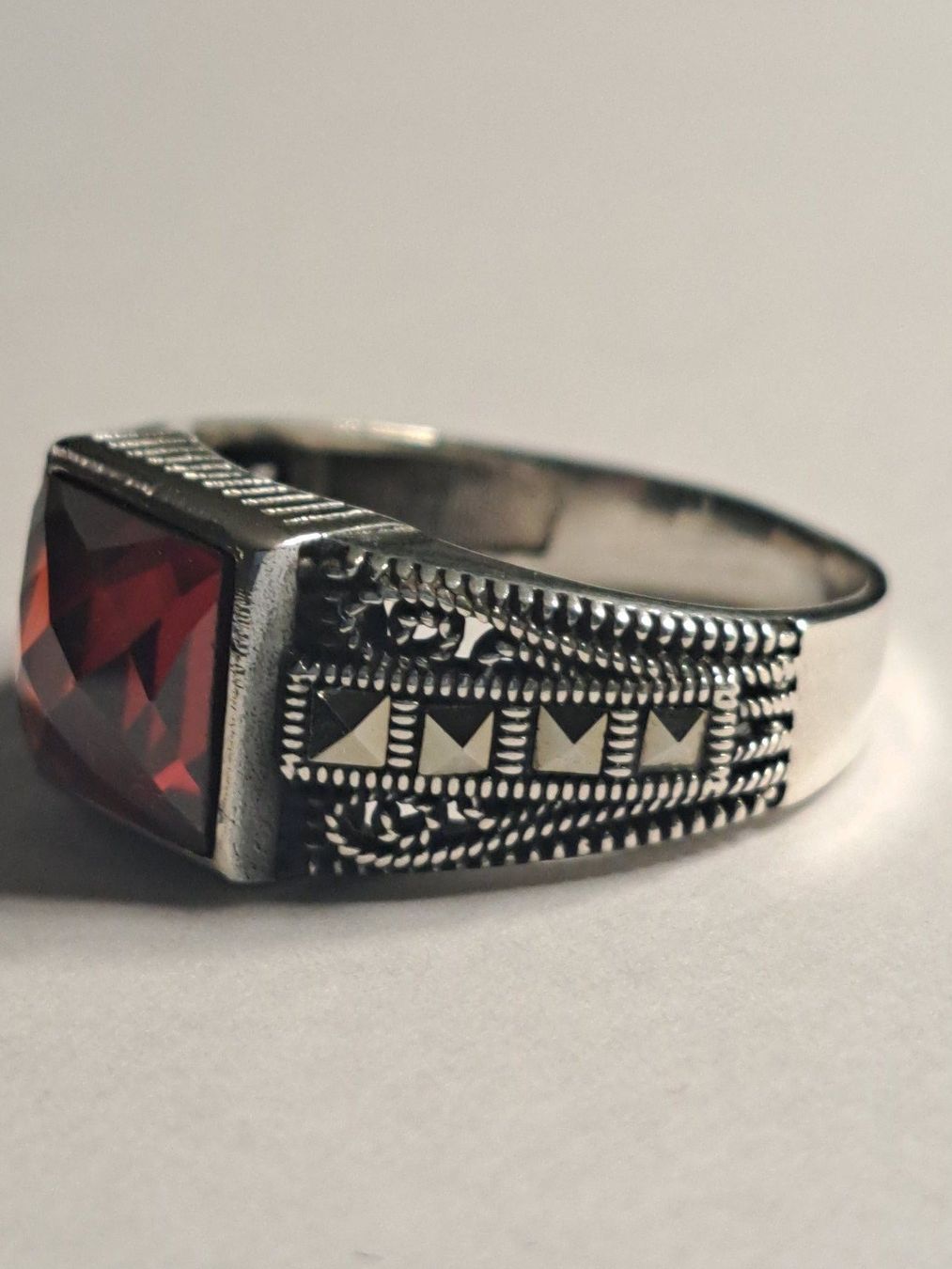 Ringe: 0003 - Bague en argent, Markazit, taille 58 – Neu und originalverpackt aus Neuchâtel von NIDAVELIR 2