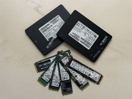 Diverse NVMe- & SATA-SSDs (defekt oder schlechter Zustand)