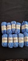 10x Bunte Wolle "Colorful" 100% Acryl Frühling/Sommer 50g