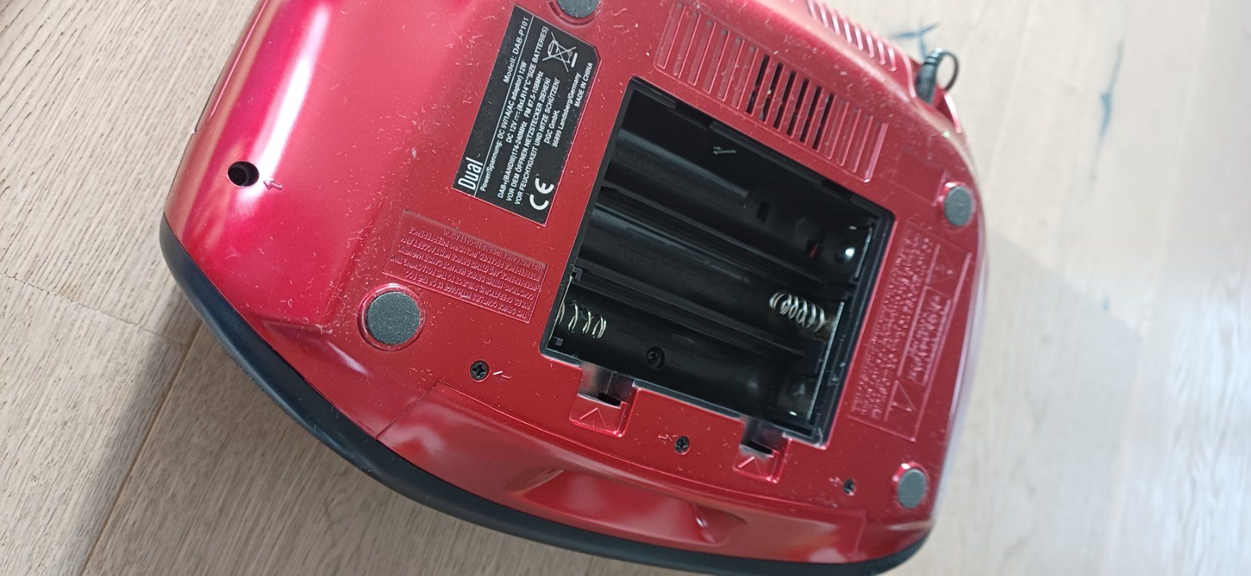 Radios: DAB+ Radio CD-Spieler Rot – Gebraucht aus Wahlendorf von Irba 2