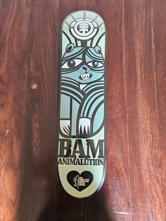 Element Skateboard Deck Bam Animalution, neu! (Neu (gemäss Beschreibung ...