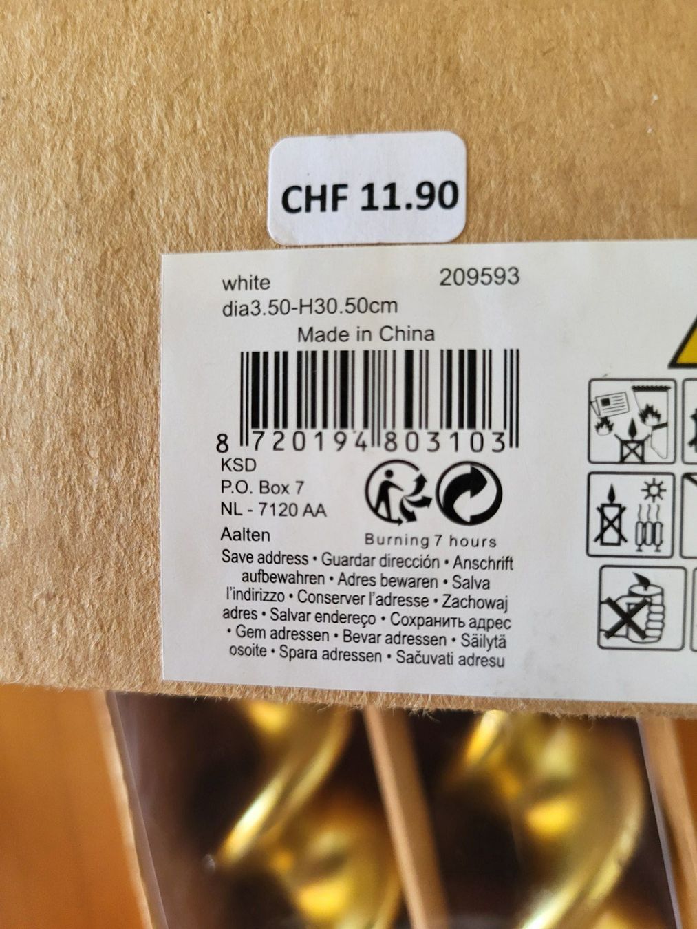 Candele: verschiedene Kerzen ungebraucht – Usato da Grüsch venduto da Marianna05 3