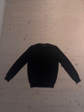 Polo Ralph Lauren Merino Pullover Schwarz – Slim Fit – Gröss