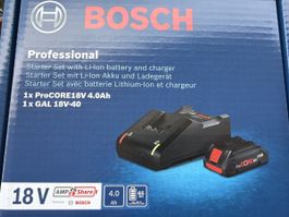 Neues BOSCH Ladegerät GAL 18V-40