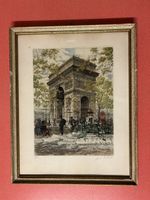 Originale Radierung,Nummeriert und Signiert,Paris,eingerahmt