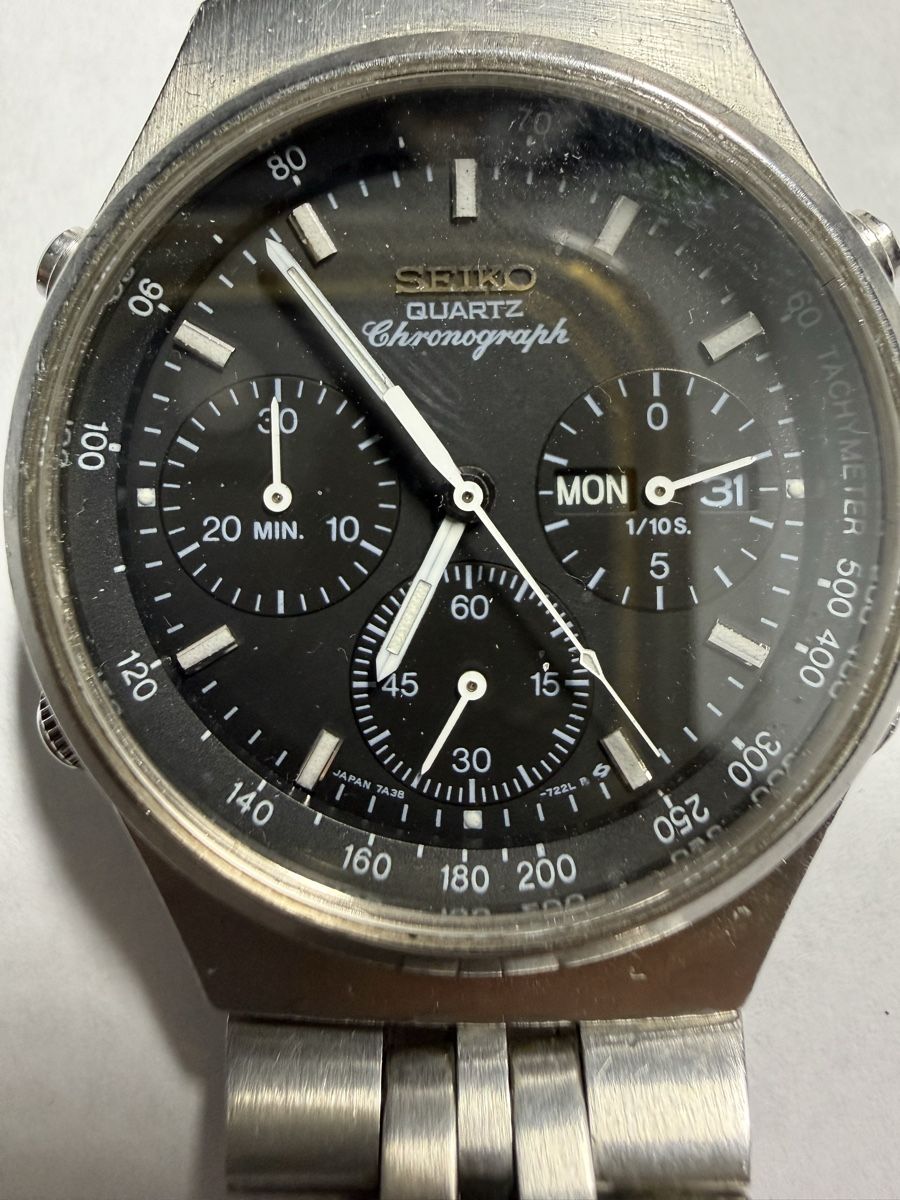 Seiko Orologi: Seiko Quartz Chronograph Vintage – Usato da Allschwil venduto da Paradies_Allschwil