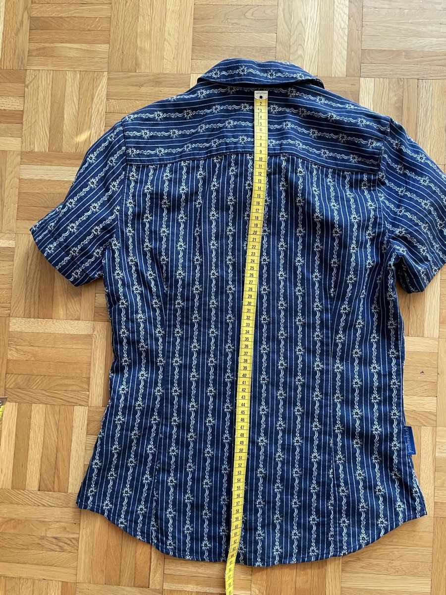 Camicette: Trachtenbluse Jenni blau Grösse 34 – Usato da Zürich venduto da 01pippa 6