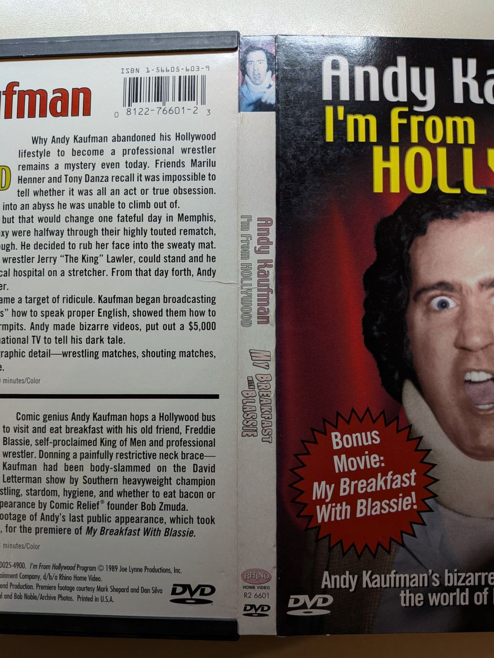Tutti i DVDs: Andy Kaufman: I'm From Hollywood [DVD] – Usato da Port venduto da gecotom 2