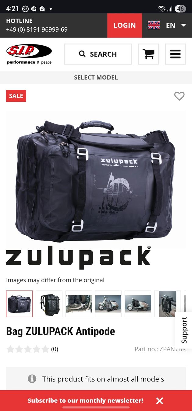 Borse: Zulupack Antipode Bag 45L Waterproof duffle backpack good c – Usato da Geneve venduto da T36 1