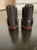 2 Stk. Bosch Akku PBA | 12 V | 2.0 Ah inkl. Ladegerät