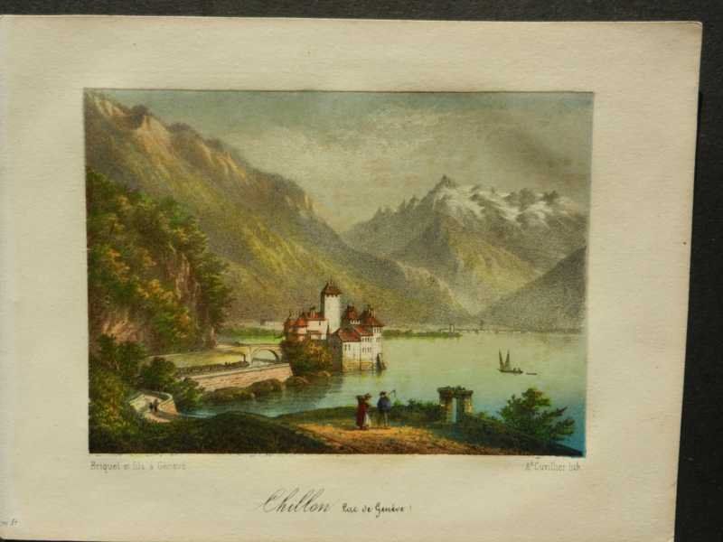 Incisioni: Chillon Lac Leman – Usato da Risch venduto da Rischli15