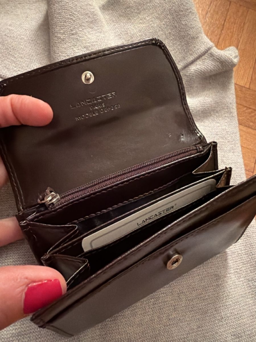 Lancaster Portafogli: Portefeuille Lancaster marron cuir  – Usato da Lausanne venduto da Pascal9999 1