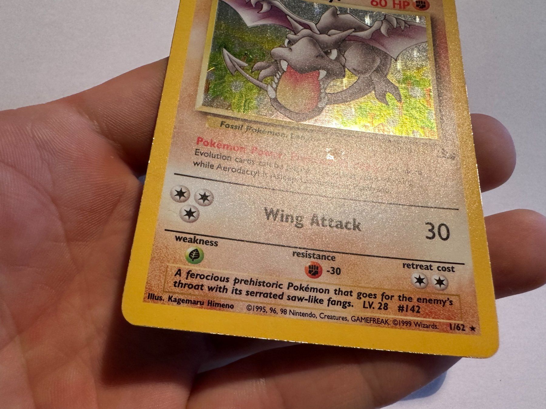 Pokémon Sammelbilder & Trading cards: Aerodactyl holo Fossil EN – Gebraucht aus Hagendorn von Pokecollectorch 1