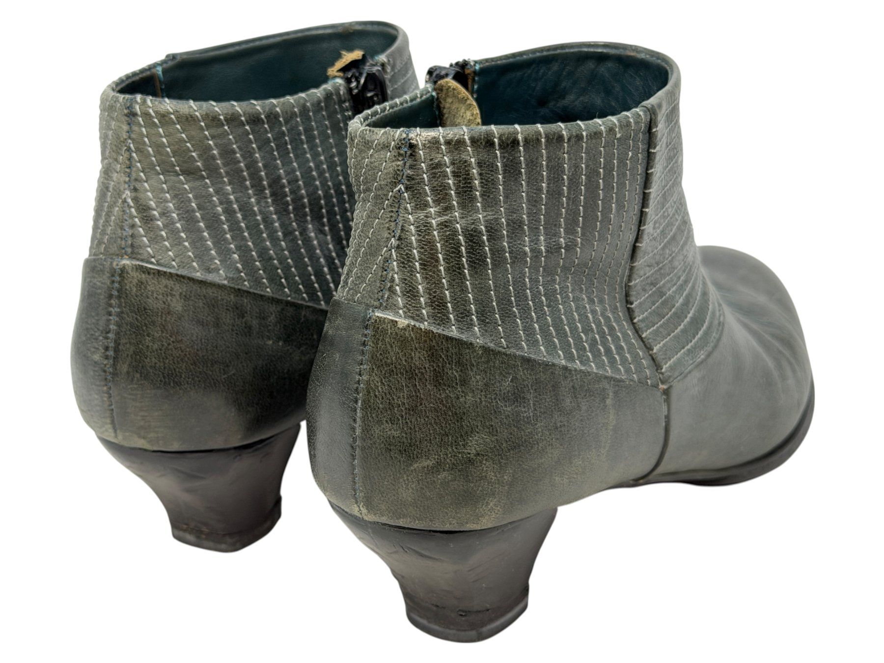Think Damenschuhe: Bottines Think cuir gris. Pointure 37 – Gebraucht aus Cossonay-Ville von Retrova 6