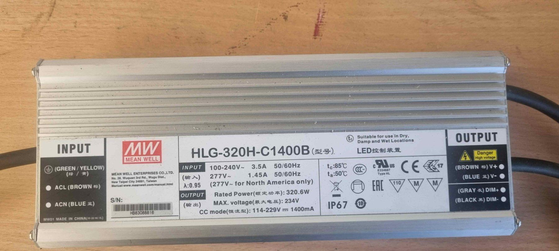 Componenti elettronici: LED Treiber Mean Well  13 Stück – Usato da St. Margrethen SG venduto da morimpex 2