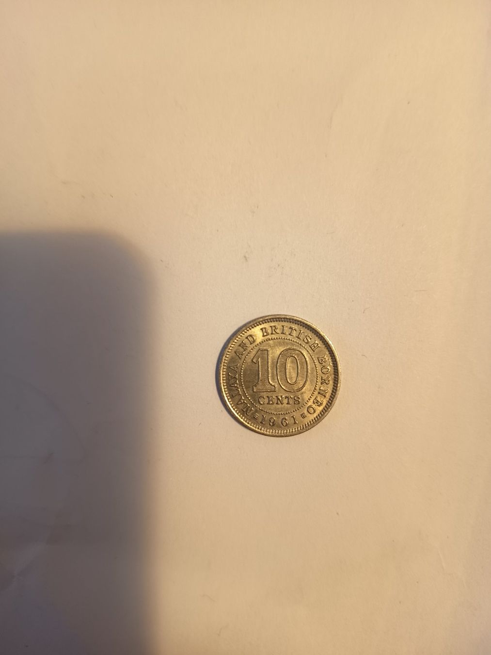 Tutti le monete: 10 cent 1961 malaya british borneo  nr228 – Usato da Wattwil venduto da LuckyLegoandCoins