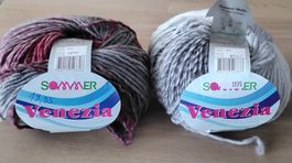 Wolle Sommer Venezia 2 Knäuel 300g Schurwolle Polyacryl