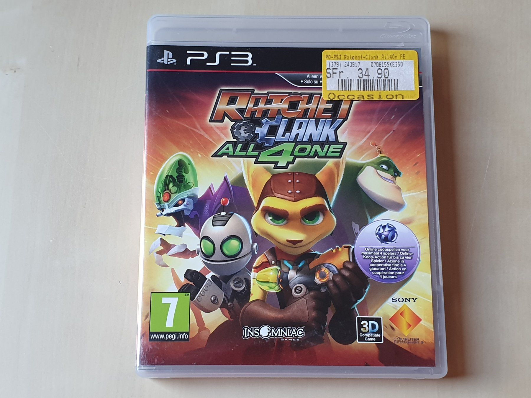Sony Giochi: Ratchet & Clank All 4 One – Usato da Stansstad venduto da collectorsshop